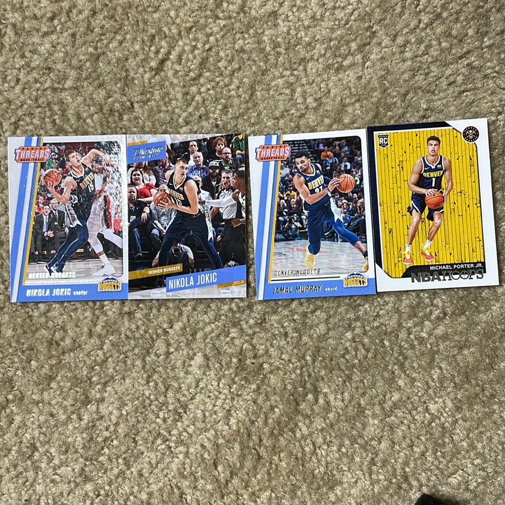 Denver Nuggets Panini Card Bundle